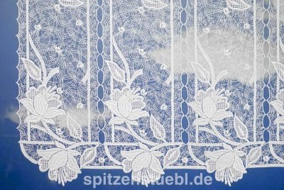 Kurzgardine Scheibengardinen Plauener Spitze Angelique