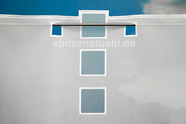 Moderne Kurzgardinen Schneeballspitze modern 42 cm