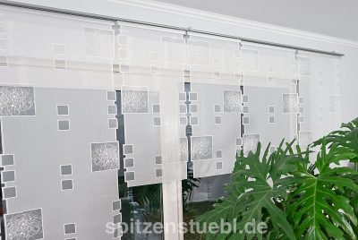 Fensterbehänge Schneeballspitze 60 cm Plauener Spitze Gardinen