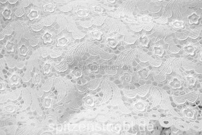 Brautspitzen und Spitzenstoffe für Brautkleider aus hochwertiger Plauener Spitze Meterware mit Bogenkante online kaufen