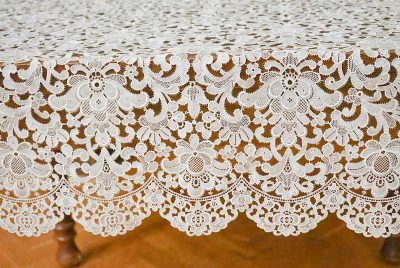 Tischdecken Spitzentischdecken aus Baumwollspitze klassische Plauener Spitze