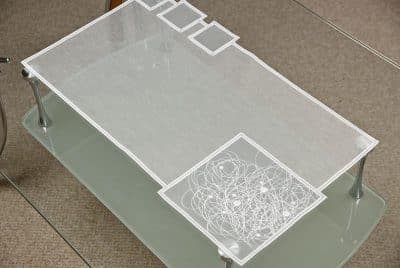 Plauener Spitze Tischdeckchen Melanie Schneeballspitze natur 31x54 cm