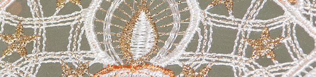 plauener spitze weihnachtstischdecken kerze