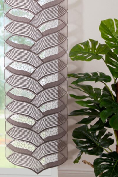 moderner flächenvorhang magdalena 40 cm und 60 cm