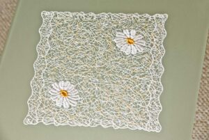 plauener spitze deckchen sommerduft 17×18 cm
