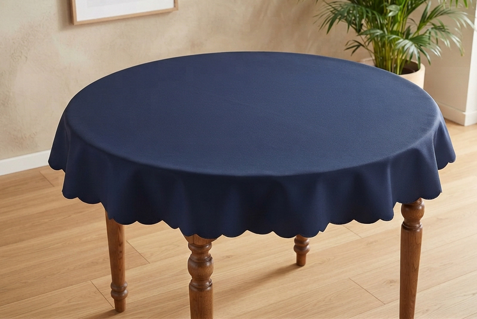 Tischdecke-blau-160-cm-rund-tisch-110-cm plauener spitze tischdecke blau 160 cm rund mit bogenkante